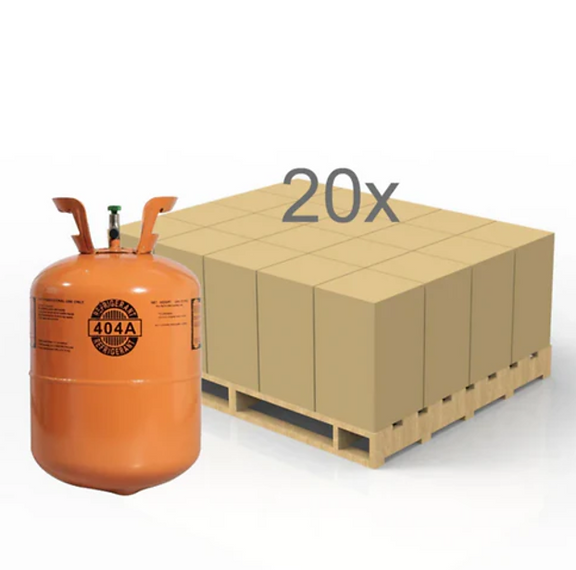 R-404A Freezer Refrigerant – 24 lb Factory-Sealed Tank